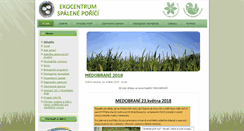 Desktop Screenshot of ekocentrum.cz
